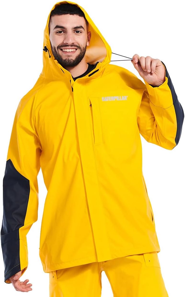 Caterpillar Waterproof Rain Jacket with Welded Seams Ghana Ubuy