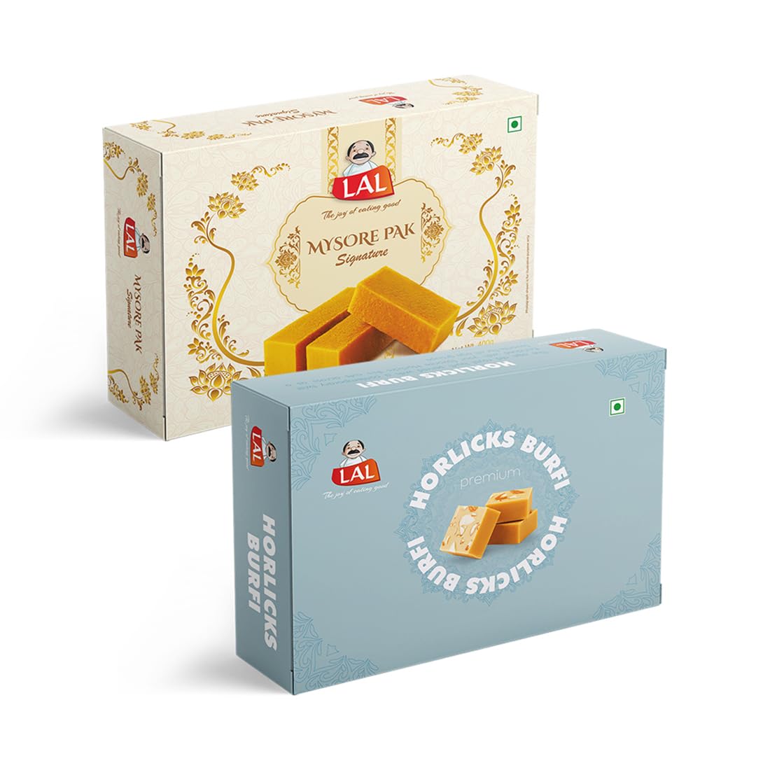 Lal Sweets Combo Pack Of Mysore Pak 400g & Horlicks Burfi 400g (B0C8DJSLX7) Amazon Price History, Amazon Price Tracker