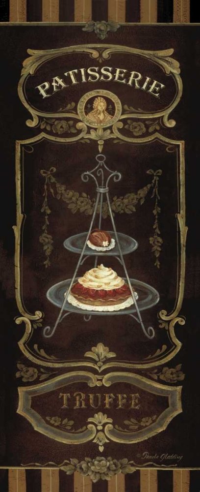 Impresión artística sobre papel mate, 220 g, trufa Gladding Pamela, imagen vertical, comida, postre, restaurante, pastelería, cafetería, choc, impresión artística, 44 x 17 pulgadas