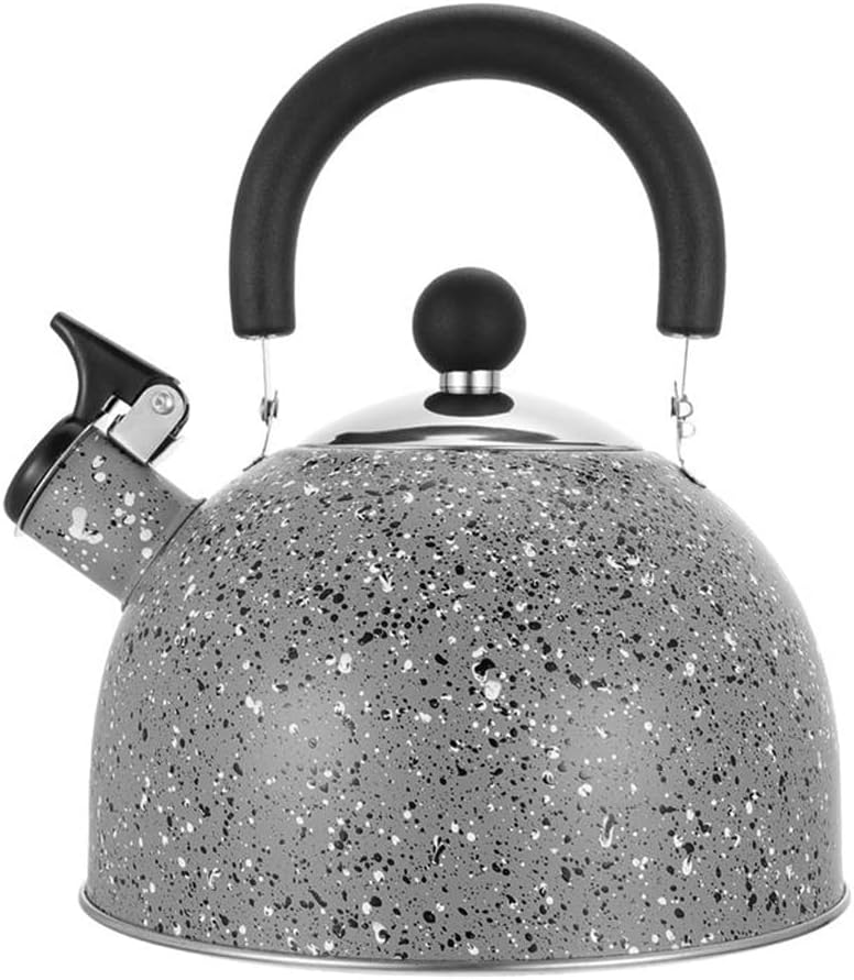 Stainless Steel Whistle Tea Kettle Water Boiling Kettle Teapot With Heat-Proof Handle For Gas Stove Induction