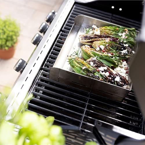 Plancha-Grillplatte aus Edelstahl für universelles Grillen