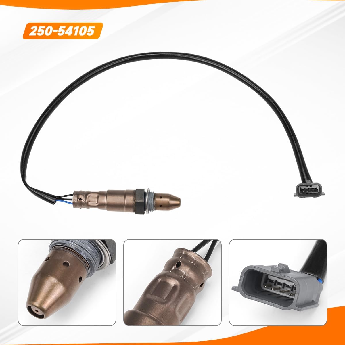 Upstream & Downstream O2 Oxygen Sensor Compatible with 2016-2020 Infiniti Qx80 | 2013-2019 Nissan Armada NV2500/NV3500 /Rogue Sport/Sentra/Titan/Titan Xd, Replaces OEM # 250-241107, 250-54105