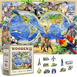 WOODEN.CITY Wooden Jigsaw Puzzles for Adults
