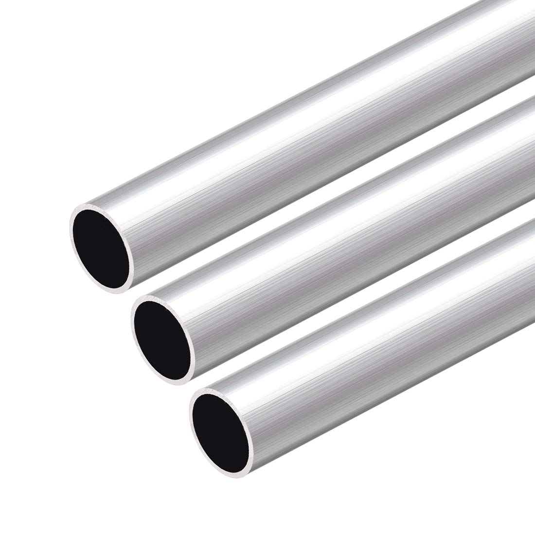 Tube rond en aluminium 6063 uxcell pour modélisme et bricolage de précision en lot de 3