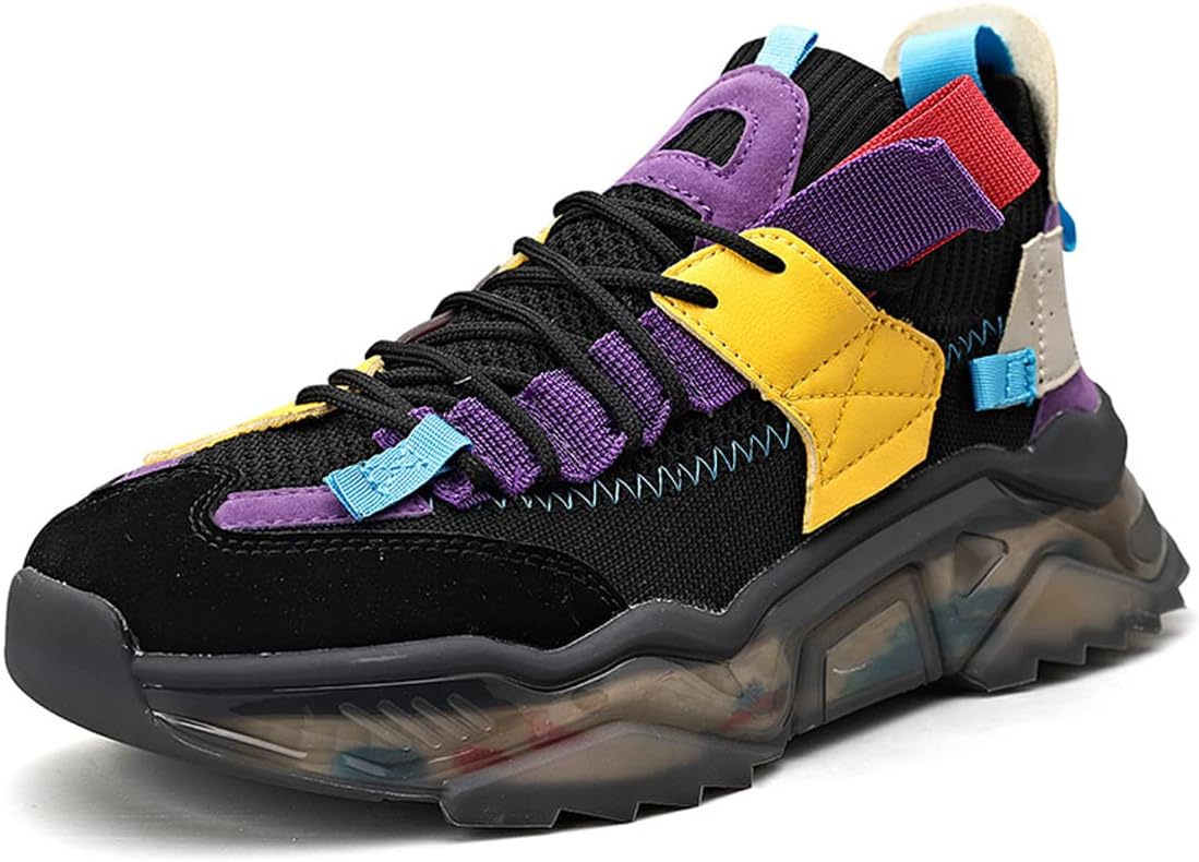 GSIGUL Mens Fashion Sneakers Running Shoes Sports Athletic Tennis Walking Shoes Workout Casual Shoes