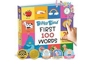 DITTY BIRD Interactive Books for Toddlers 1-3: Engage Their Curiosity!