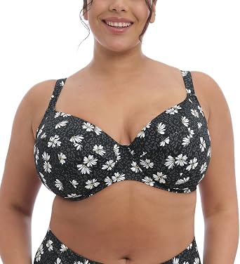 Elomi Womens Plain Sailing Plunge Underwire Bikini Top ES7274