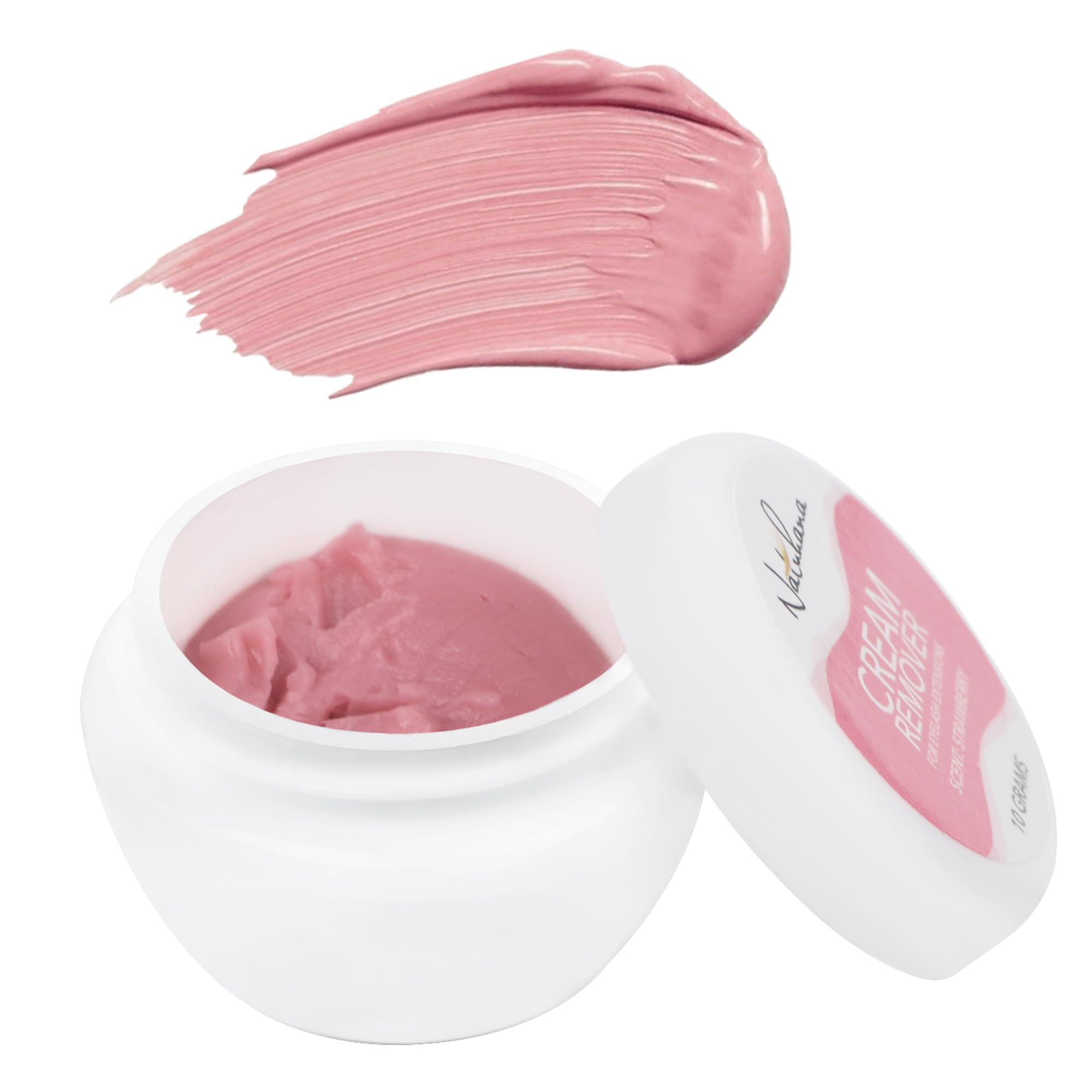 Lash Remover for Eyelash Extensions Low Irritation for Sensitive Skin Fast Dissolution,Strawberry Flavor Cream for Professional Salon Use,10g