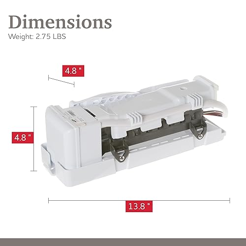 Miniatura 6 de Repuesto para máquina de hielo GE/Samsung de 9 cubos, WR30X10131, DA97-07365G, PS2577893, PS5575307, AP4513392. Se adapta a varios