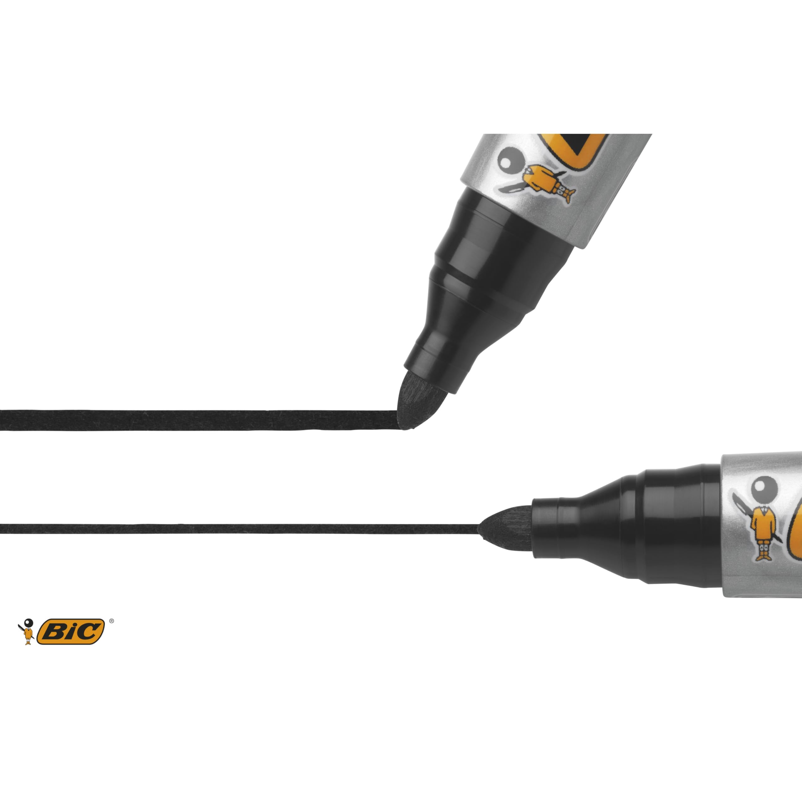 Bic Marking 2000 Ecolutions 8209153 Markery, Czarny, 12 szt.