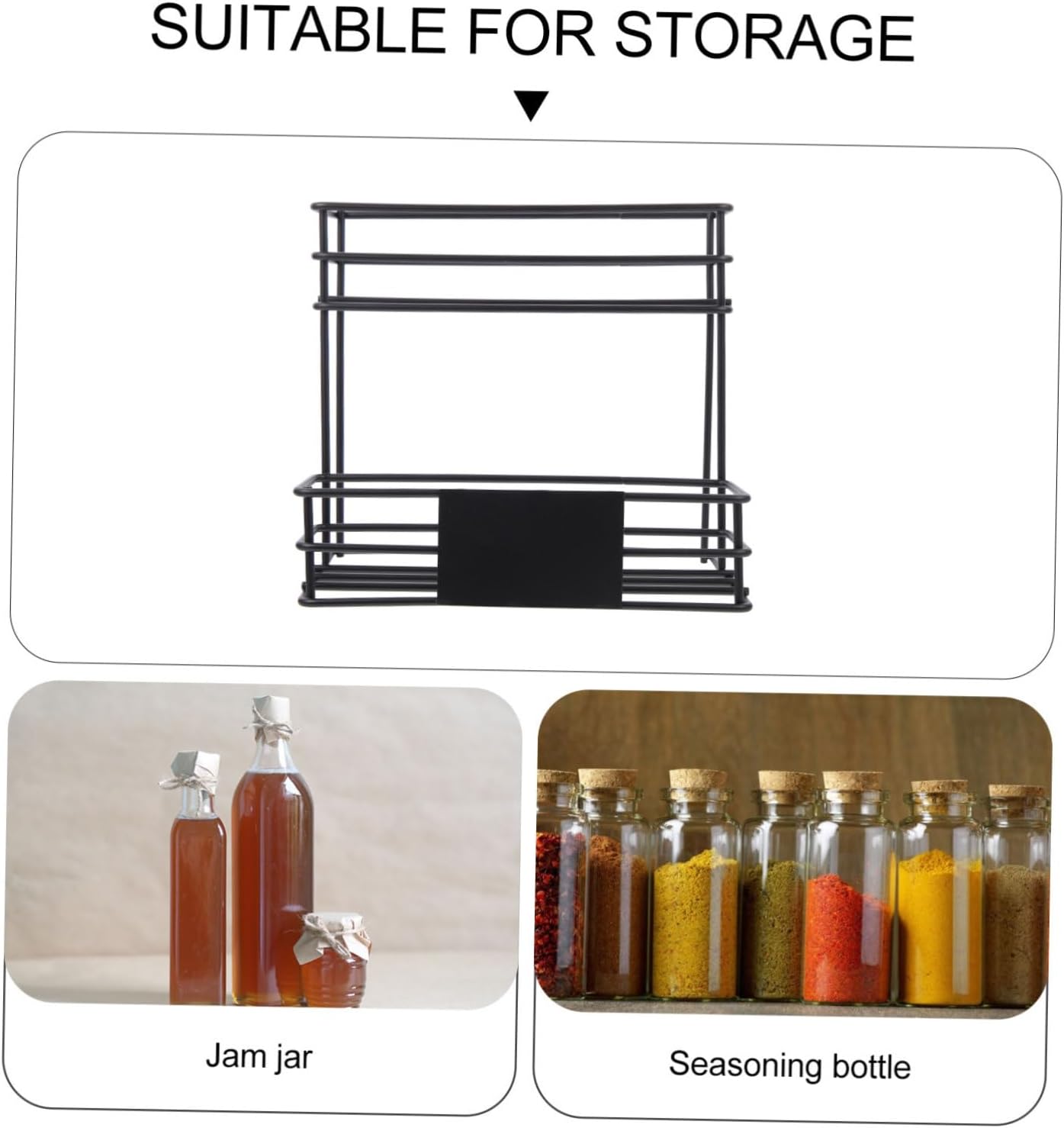 Coffee Syrup Organizer Rack Multi-layer Holder for Syrup Bottles Space-saving Storage for Kitchen and Coffee Bars Stylish Design for Condiments and Seasonings