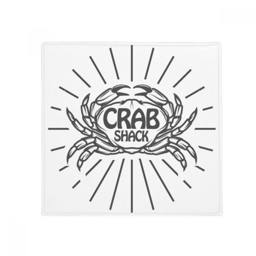 Tapis crabe sketch marine organisme haut de gamme imprimé multicolore 50cm