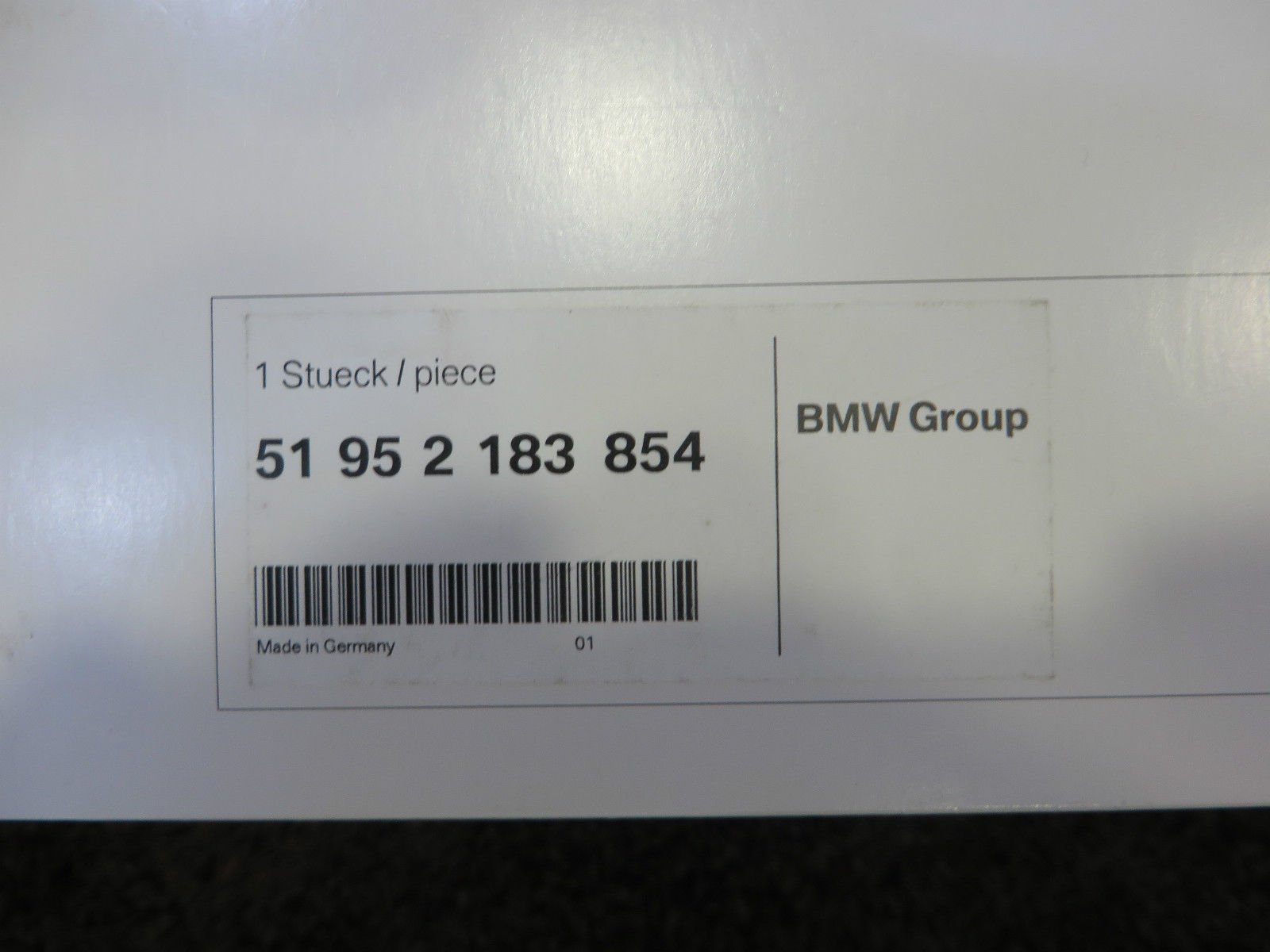 Gancio appendi abiti nero originale BMW 51952449251…