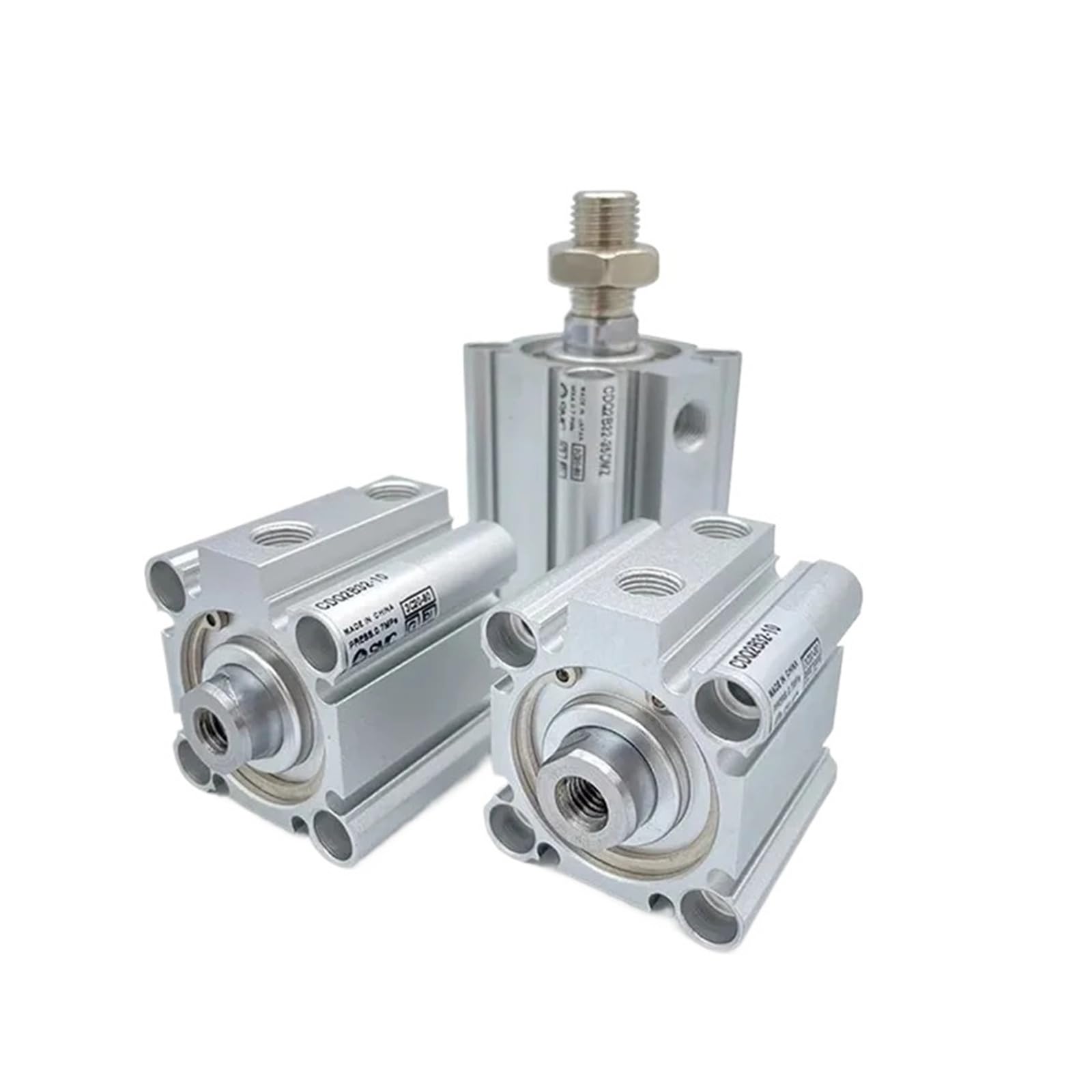 Vérin pneumatique CDQ2B25 à double effet avec détection magnétique intégrée