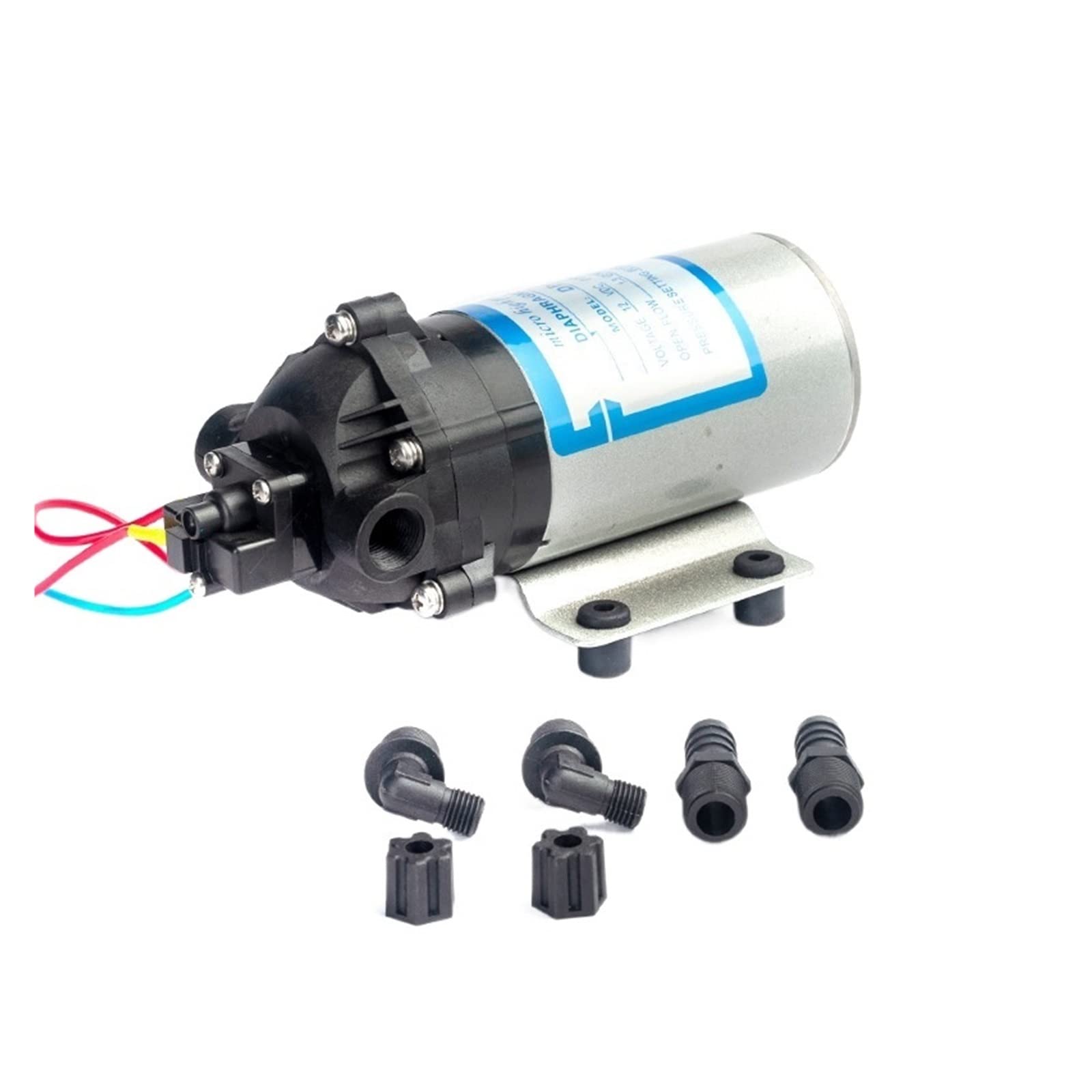Electric pump Portable submersible pump Micro High Pressure Diaphragm Pump DP-60 12V/24V Road Sweeper Water Spray Pump Electric Pump(DP-60A-24V)