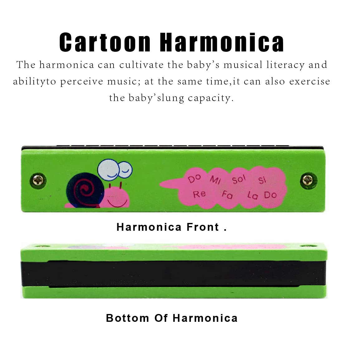 Armonica Di Legno Per Bambini | 16 Buche | Strumento Musicale Educativo | Regalo Compleanno O Natale - Foto 11