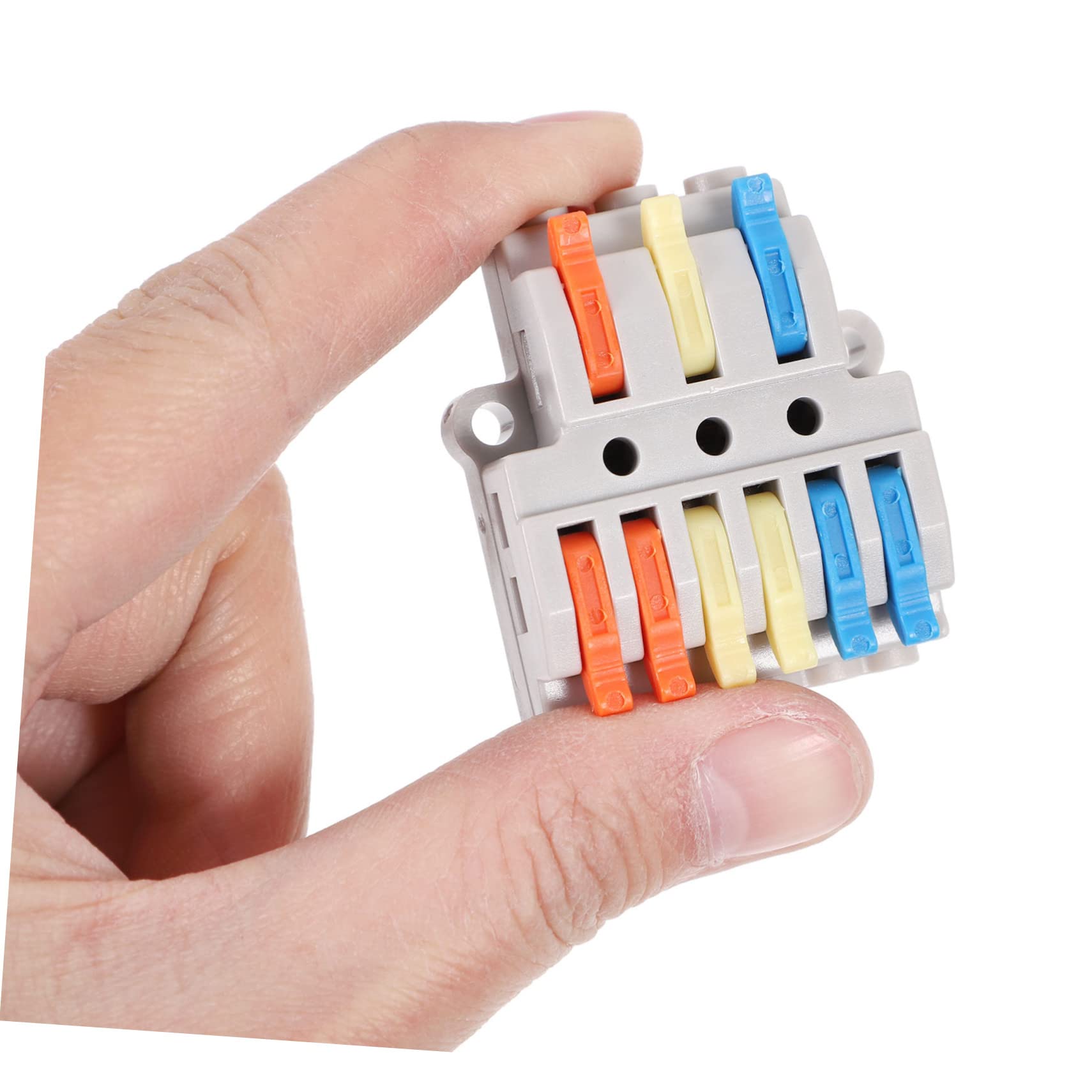 Gatuida 10stücke Kompakte Schnellverbinder Für Elektrische Kabel Einstellbare Klemmen Für Heimdekoration Und Autoanwendungen Sicher Und Werkzeuglos Handhabung