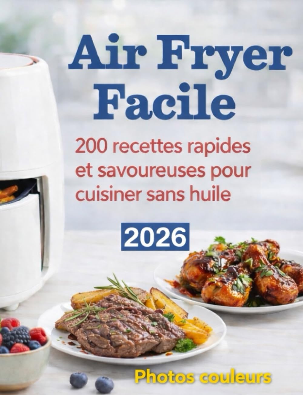 Air Fryer Facile: 200 recettes rapides et savoureuses pour cuisiner sans huile