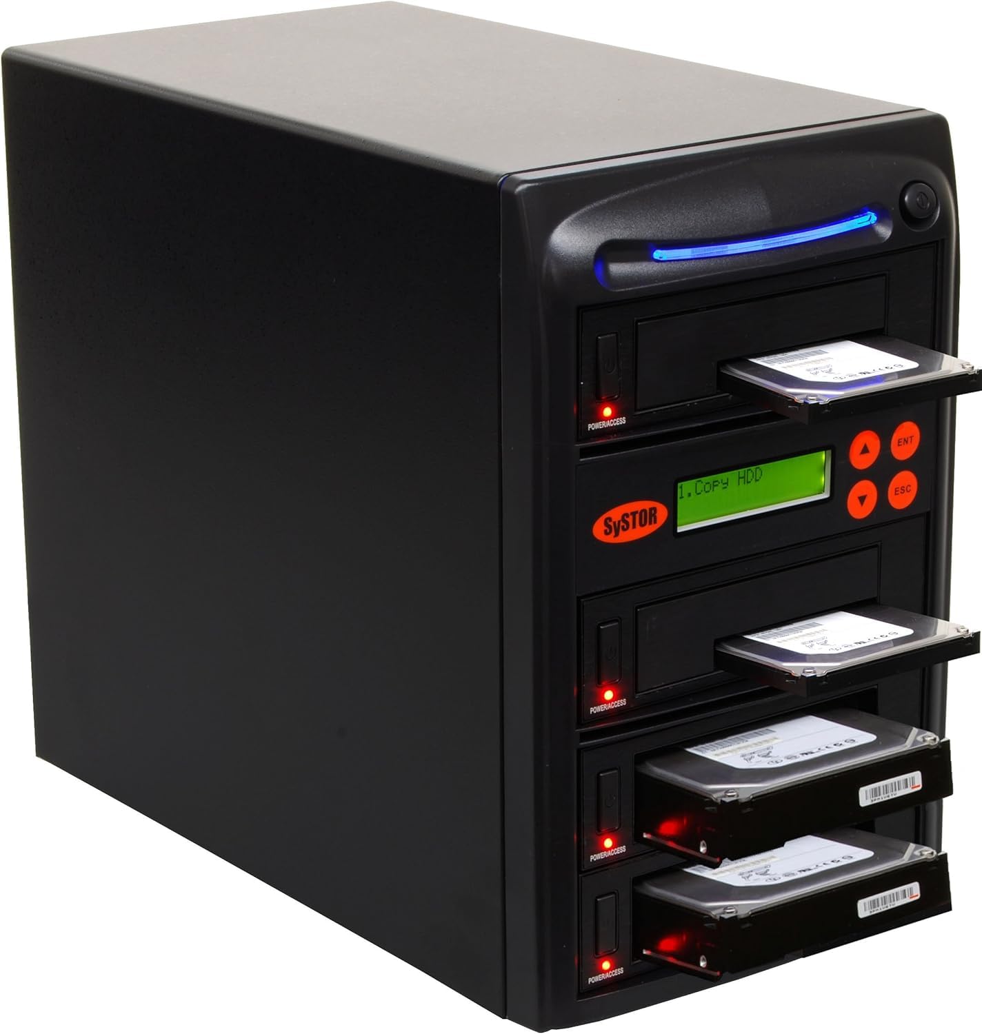 Systor 1:3 HDD/SSD Hard Drive Duplicator/Eraser - 9GB/Min - SYS203HS-DP