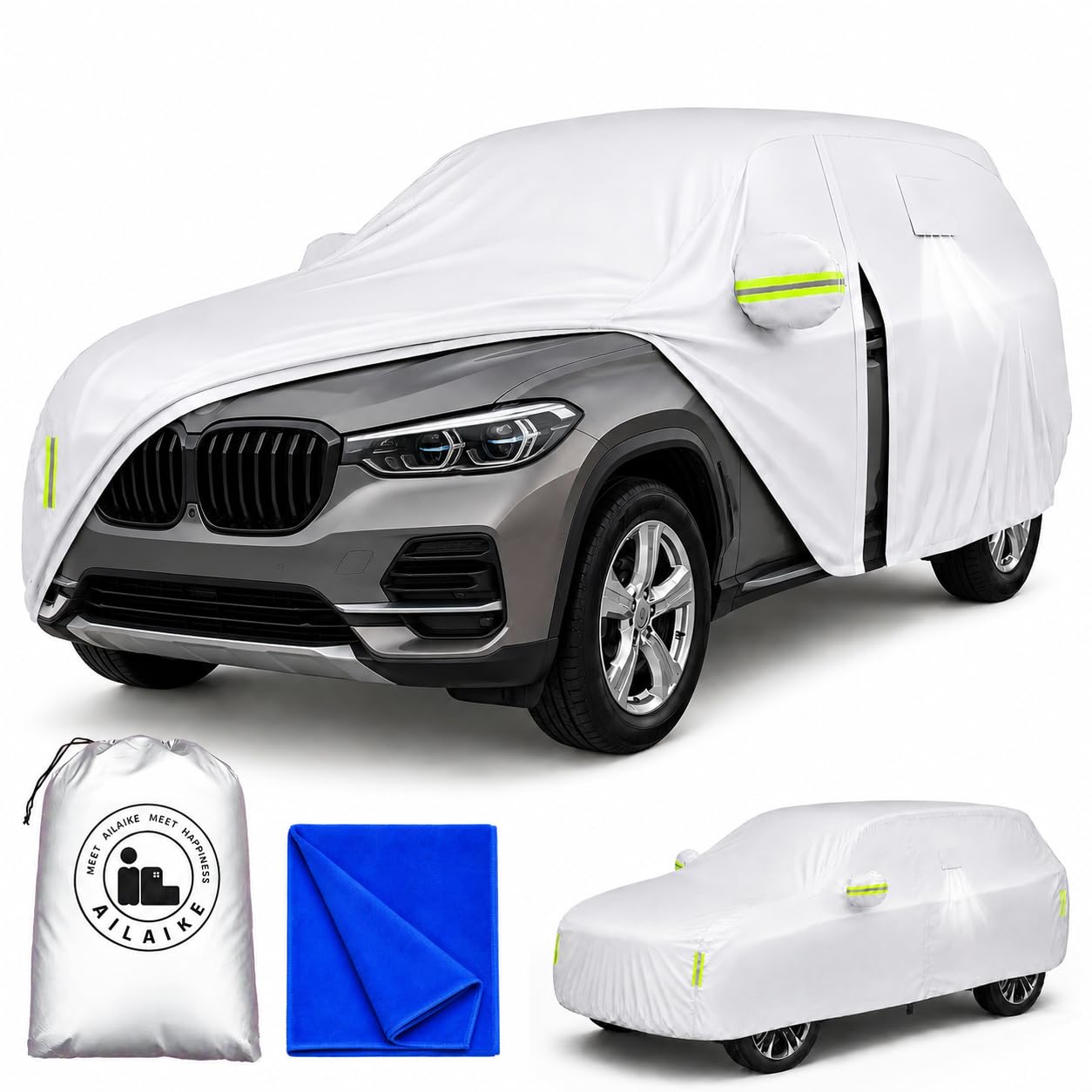 Car Cover Waterproof All Weather Custom Fit for BMW X5.