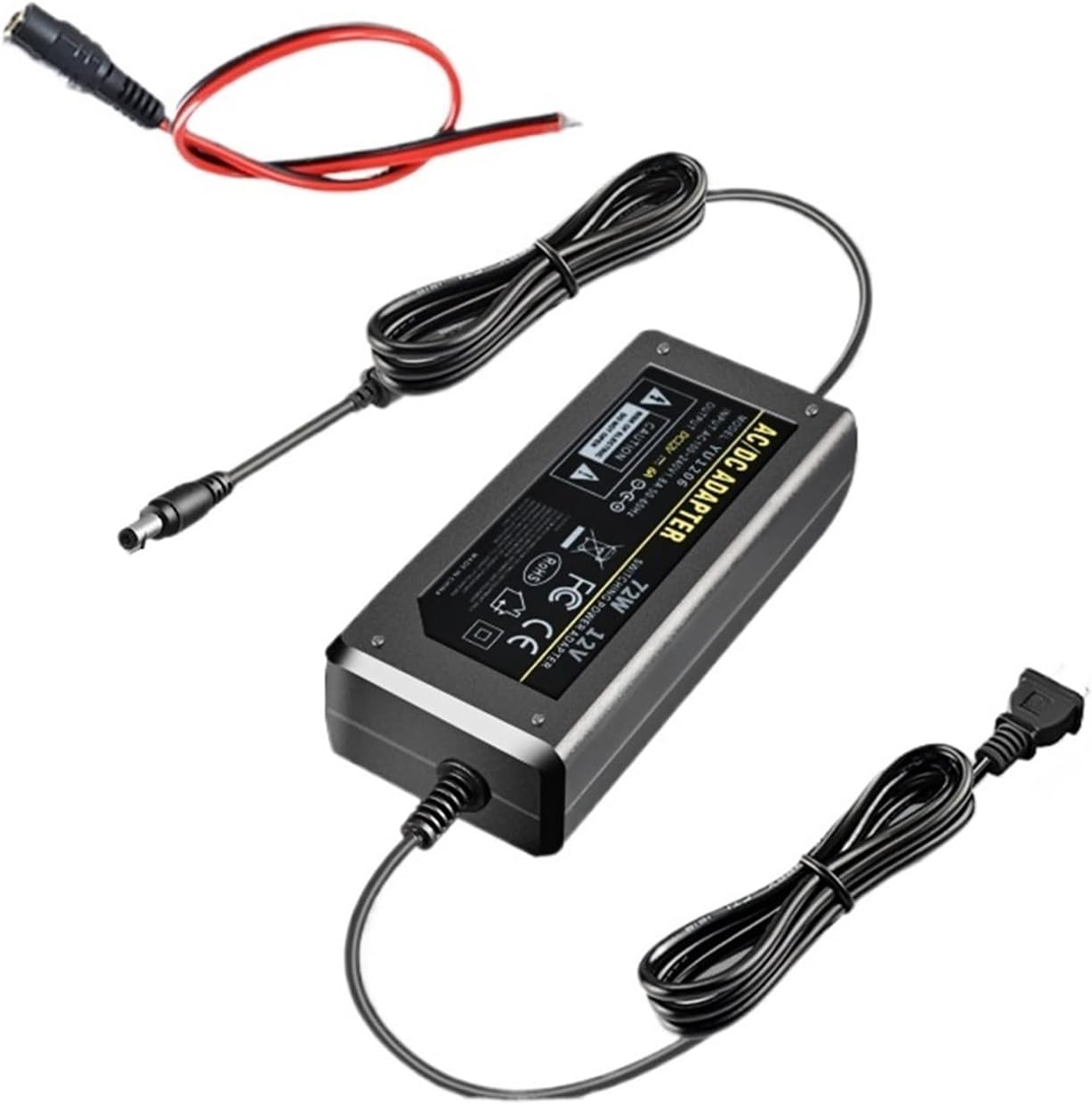 LCD Display Screen Power Cord 12V5A Power Adapter 12V4.2A3A Monitoring LED 12 Volt Power Supply(12V-5A 60W)