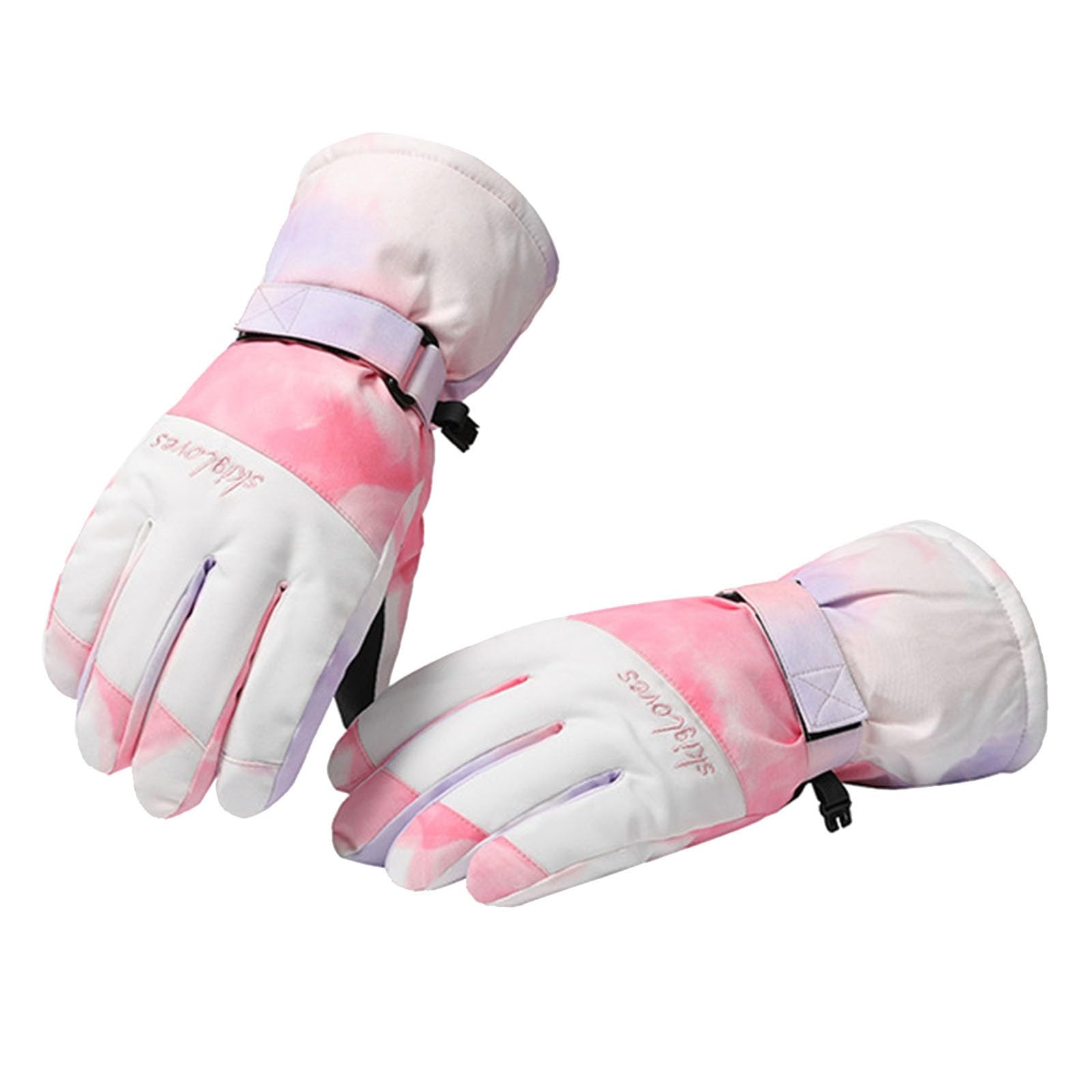 Winter Ski Gloves Men Women Snowboard Waterproof Thermal Fleece Gloves Cold Weather Snow Glove for Sledding Cycling Skiing