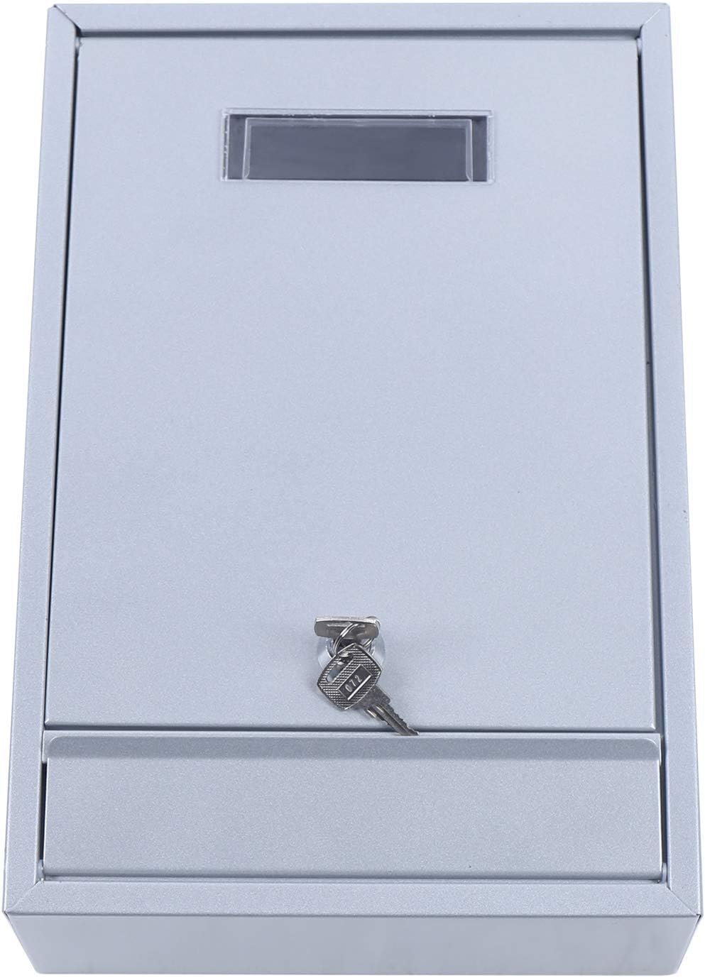 Wall-Mounted Mailbox, 8.38"*3.35"*12.59" Heavy Duty Mail Boxes Drop Box Hanging Secured Postbox Combination Lock Box Letter Drops with Lock, Mail Box for Hotels, Factories, Enterprises, Schools