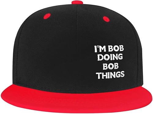 Miniatura 2 de Unisex Im_Bob_Doing Bob Things Logo Baseball Cap Hat Adjustable Fashion Outdoors Sandwich Cap