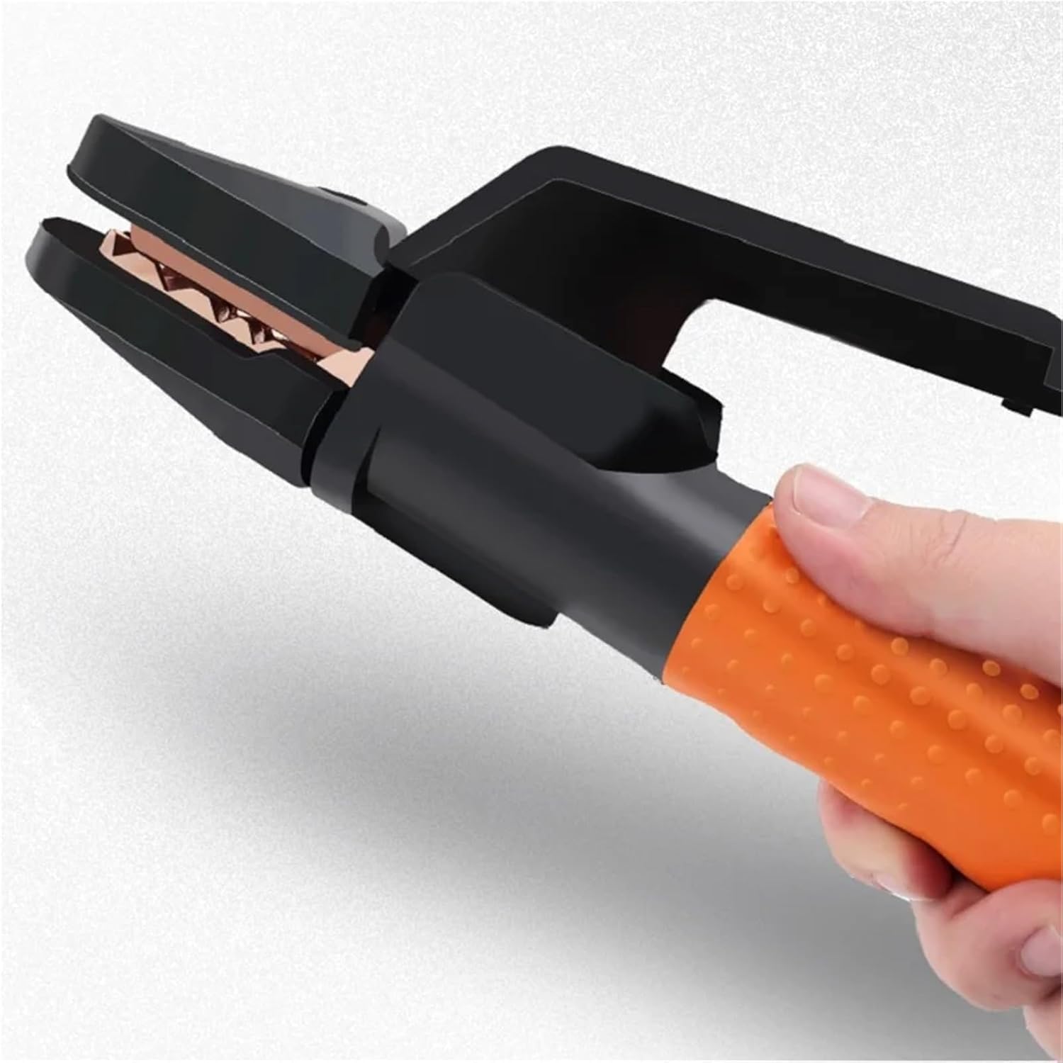 1pcs Twist Welding Electrode Holder Electrode Clamp 500A Forged Copper Tooth Welding Clamp