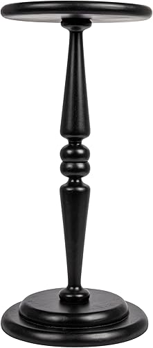 Miniatura 4 de Bishop Pedestal - Mesa auxiliar de cóctel, color negro