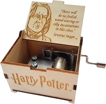 TheLasersEdge Harry Potter Mini Music Box Gift - Severus Snape Foolish | A Keepsake as Gifts for Women, Men, Birthday, Christmas, Mothers Day, Anniversary