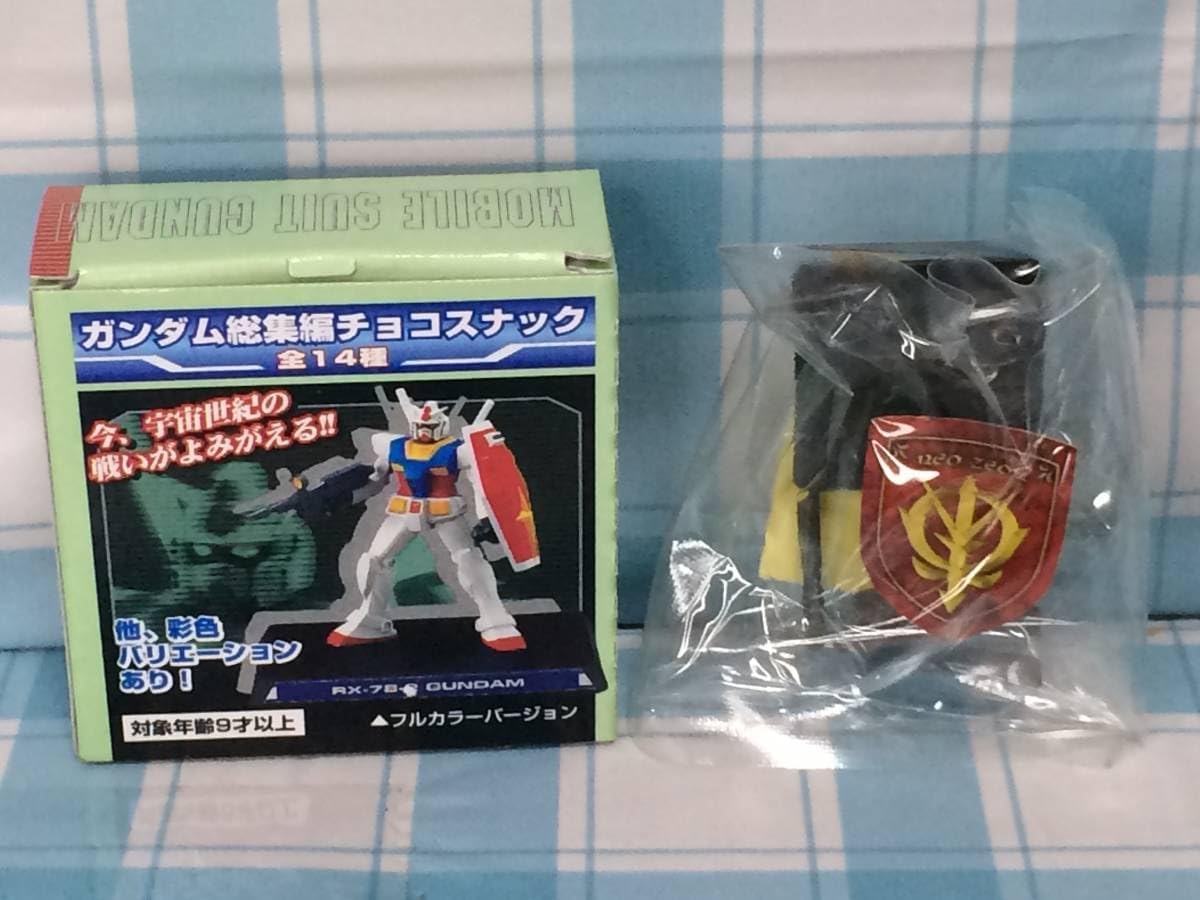 森永製菓 機動戦士 総集編チョコスナック ネオ ジオン エンブレム 