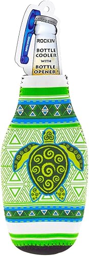 Miniatura 9 de Juego pirata de manga enfriadora para botellas de cerveza con abridor de botellas, termoenfriador aislante con cremallera que mantiene la cerveza