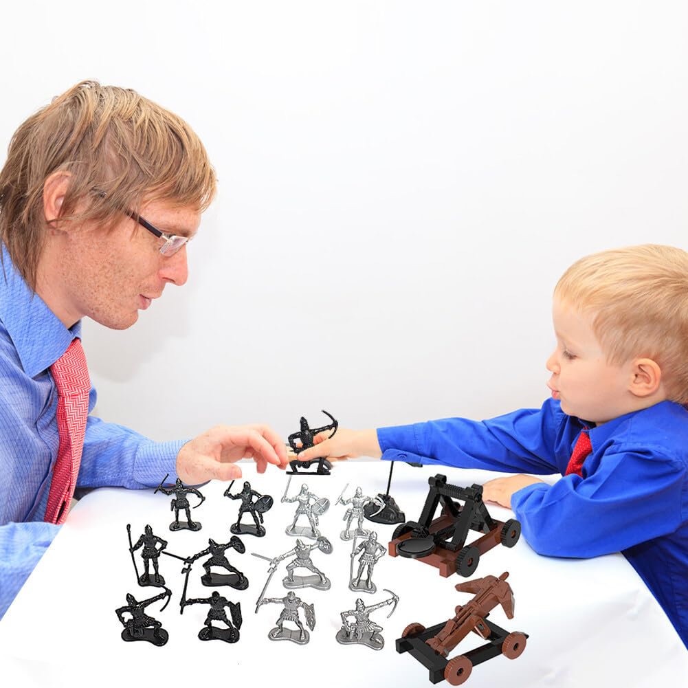 Set Giocattoli Soldati Militari Medievali - 71 Pezzi Con Pirati, Scheletri E Accessori - Regalo Educativo Per Bambini