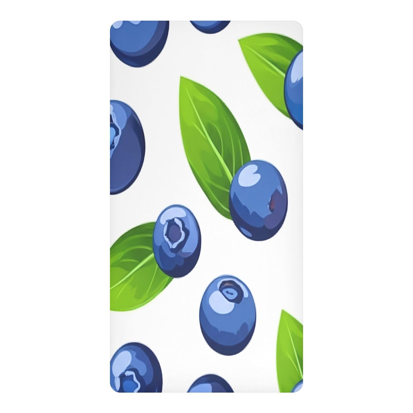JiangGgen Cartoon Blueberries Baby Crib Sheet Soft Breathable Playard Sheet-S