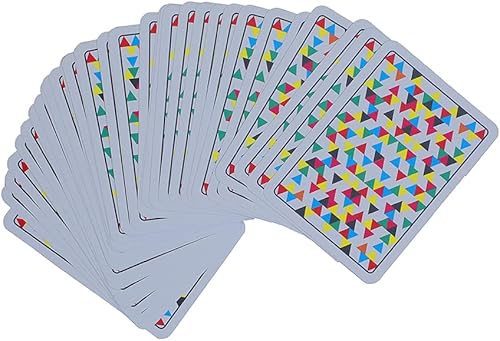 Miniatura 3 de Modiano - Cartas de póquer de plástico para casino, juegos, tarjetas de póquer lavables para adolescentes, color blanco (triángulo estándar)