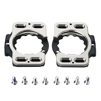 Haibing 1 Pair Quick Release Aluminum Alloy Cleat Cover Lightweight Pedal Clip Riding Accessory Practical Road Bike Pedal Cleats for SpeedPlay Zero