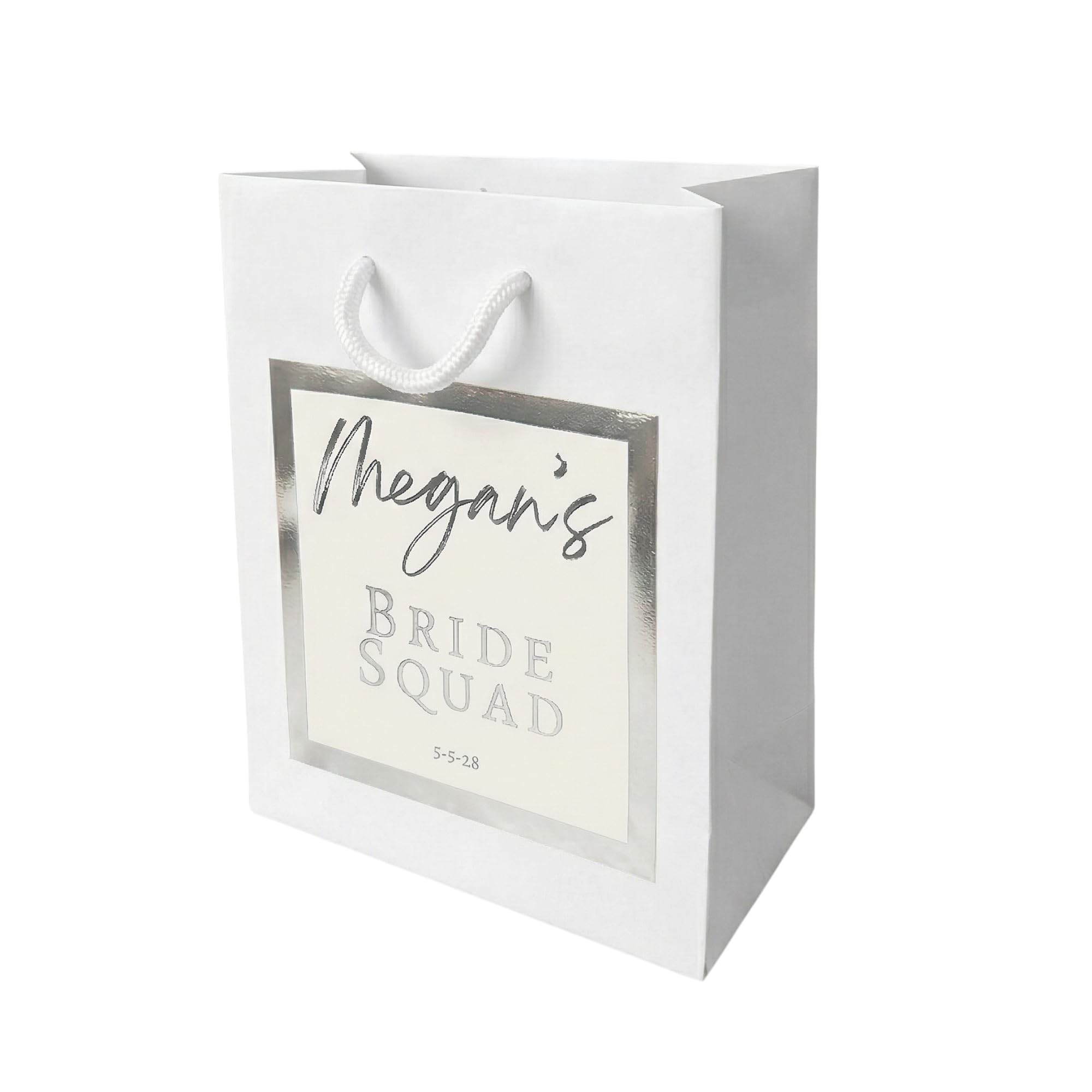 COOKIES AND KOALAS White XS Hen Party Favour Bag Foil Sticker 15x19x8cm โ image 1