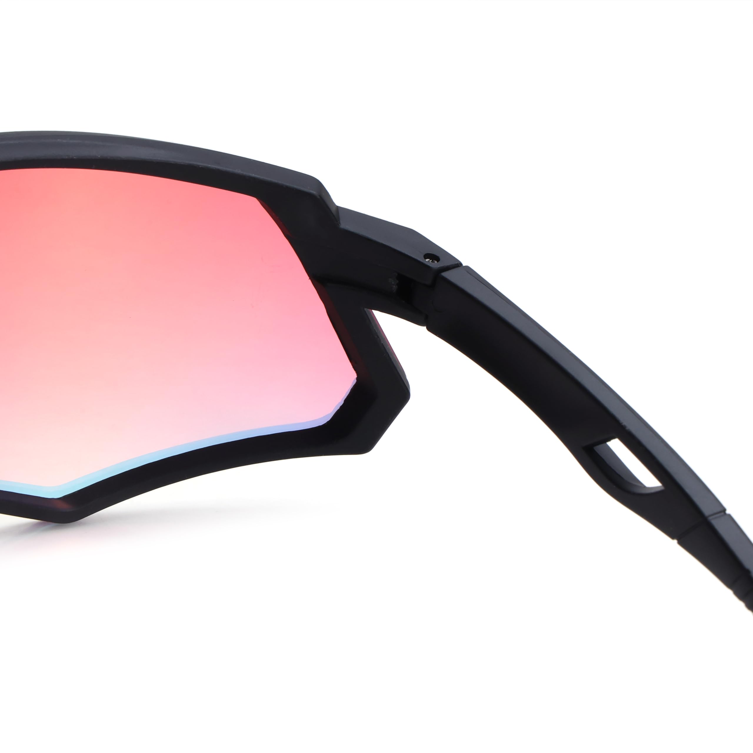 Dervin Occhiali da sole sportivi non polarizzati resistenti ai raggi UV, per uomo e donna, guida, ciclismo, pesca, cricket