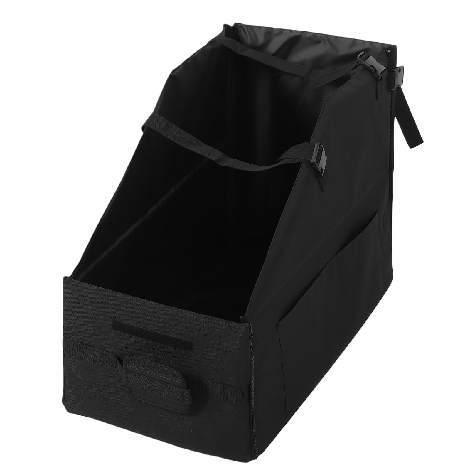 Scatola Portabici Pieghevole, Organizer per il Trasporto con Cinghie con Fibbia e Copertura Antipolvere, per Auto, Bagagliaio, Garage e Deposito Domestico