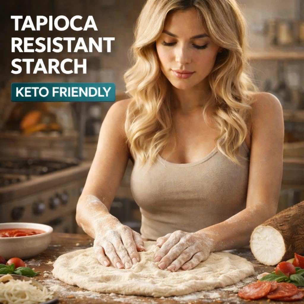 Amido Resistente di Tapioca RS4 | 92% Fibre | 0 Carboidrati Netti | Keto Friendly | Low Carb | Cheto | Basso Indice Glicemico | Artigianale | Made in Italy | 2 CONF. DA 500G