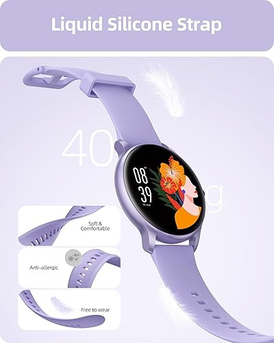 Miniatura 7 de Reloj inteligente Parsonver (responder/hacer llamadas), reloj inteligente para mujeres y hombres IP68 impermeable, más de 100 modos deportivos