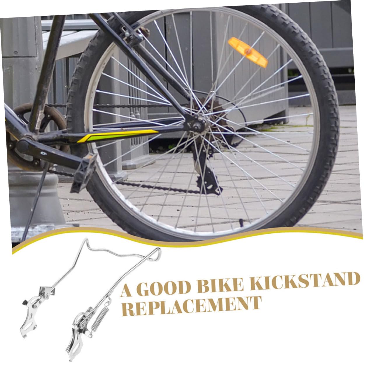 ORFOFE Cavalletto per Bicicletta in Cavalletto di Ricambio Resistente per Mountain Bike Supporto di Arresto per Bici da Adulti
