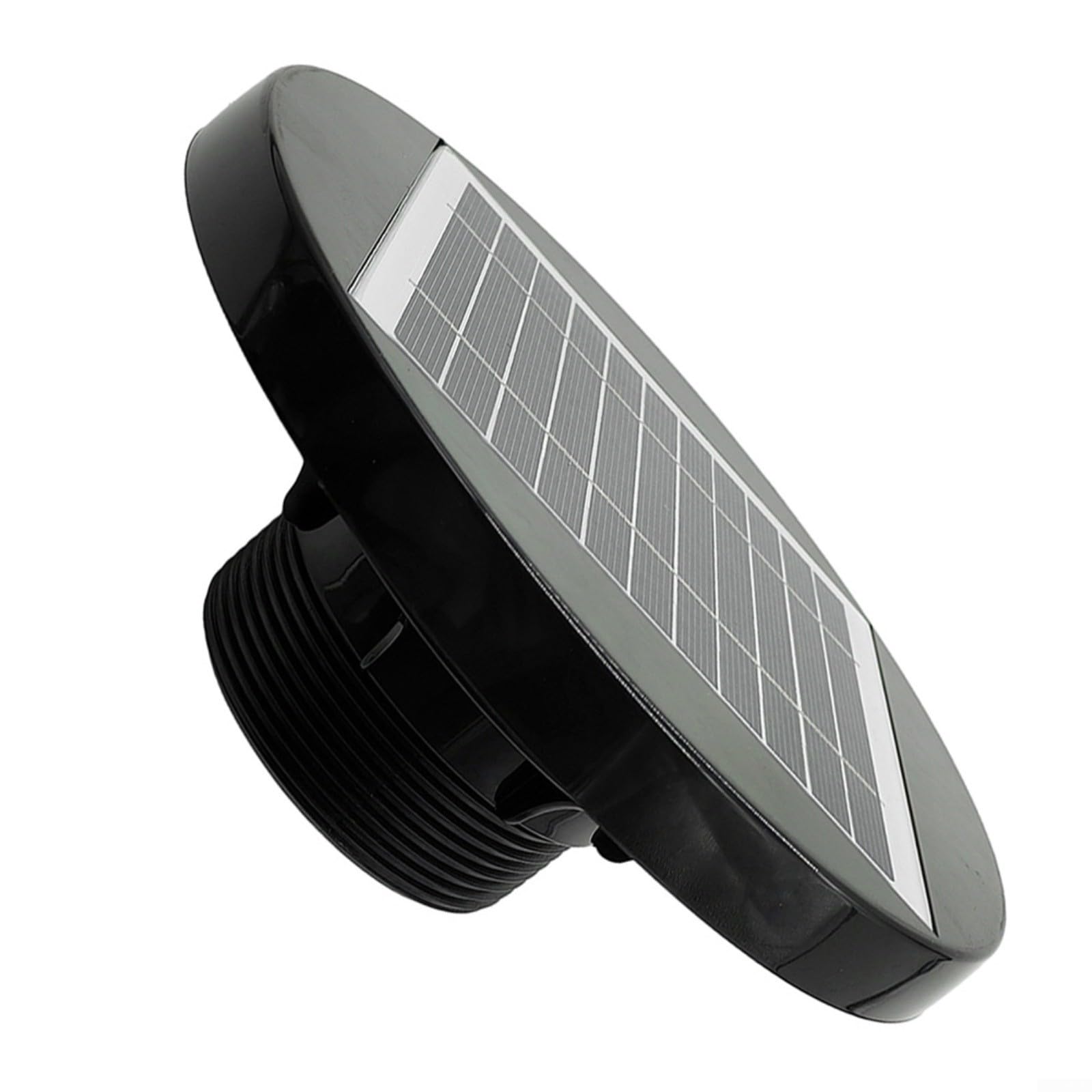 Solar Dachventilator 200mm Solarbetrieben Leise Abluftfan für Gewächshaus Schuppen Wohnmobil Boot für Caravan Wand-oder Dachmontage Automatische Warmluftabsaugung