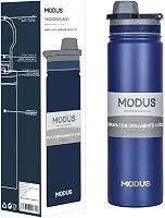 MODUS Garrafa de Água Térmica Inox Esportiva Academia Isolada a Vácuo Aço Inox 750ML (Azul Profundo)