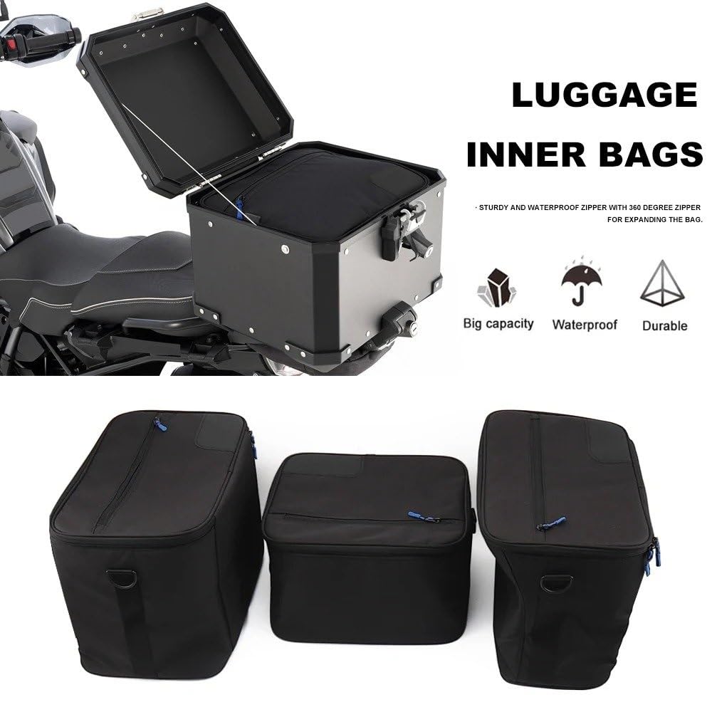 Aluminio Superior Caja Alforja Bolsa Interior Para BMW R 1200GS & F