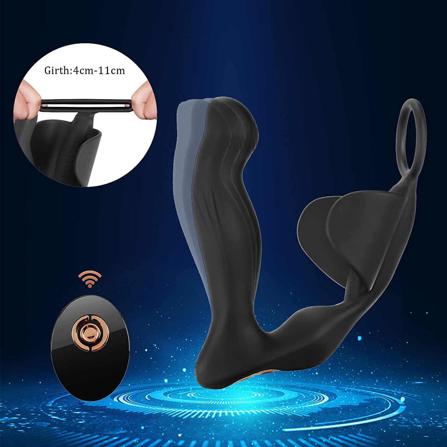 Sex Toys Masturbatore Maschile Sex Toys Masturbtore per Pene Automatico Stimolatore Prostatico Maschile con 9 Vibrazione Vibratore per Uomo Adatto Vibratore Anale Masturvatore Per Uomo
