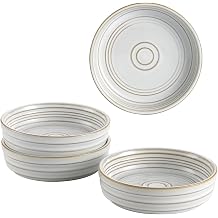 UNICASA Ramekins 8 oz, Creme Brulee Ramekins Oven Safe Ceramic Shallow Souffle Dishes for Baking,Mini Pies, Set of 4