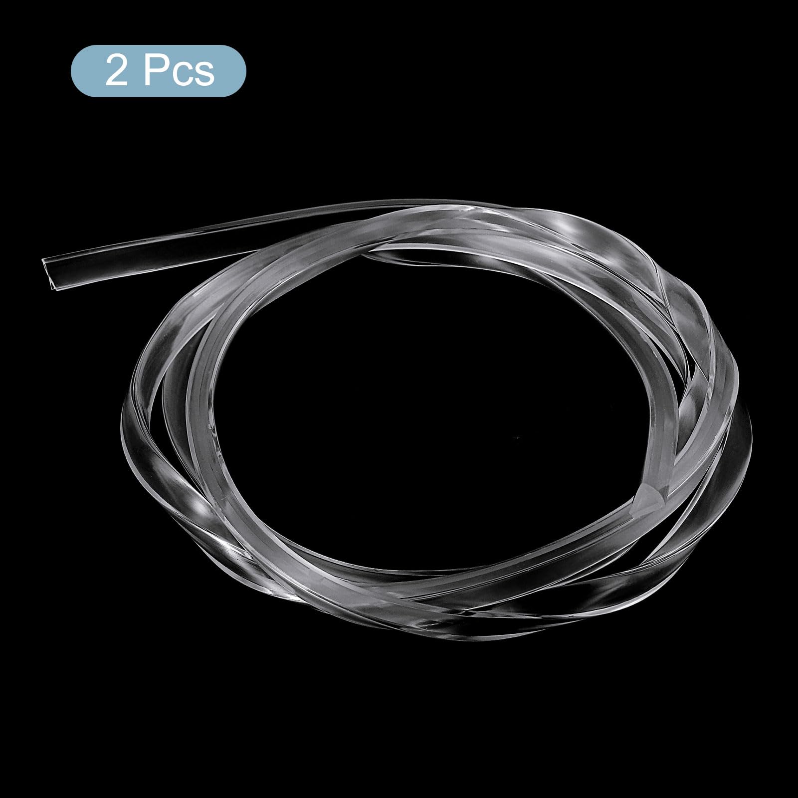 2 Profili Protezione Bordi A U - Gomma Trasparente, 1.5m, Per Spessori 3-4mm - Foto 9