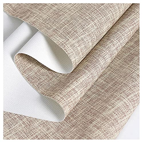 Tissu en similicuir de lin 1.38x5m rouleau cuir synthétique PU loisirs créatifs